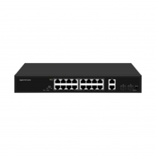 SWITCH MẠNG CÔNG NGHIỆP POE SAMBO SSW1604G-300 | 16 cổng PoE Gigabit, 2 SFP - SSW1604G-300