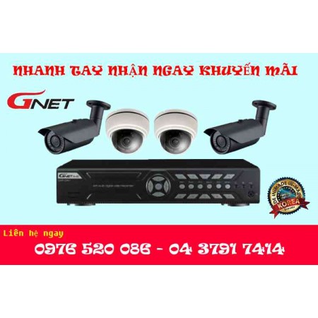 Chương trình khuyến mãi camera Gnet cực sốc