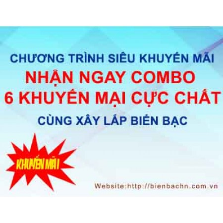 Chương trình khuyến mãi rộn ràng cũng Xây Lắp Biển Bạc