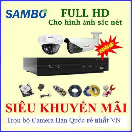 Lắp đặt camera quan sát Hàn Quốc - Rẻ nhất Việt Nam